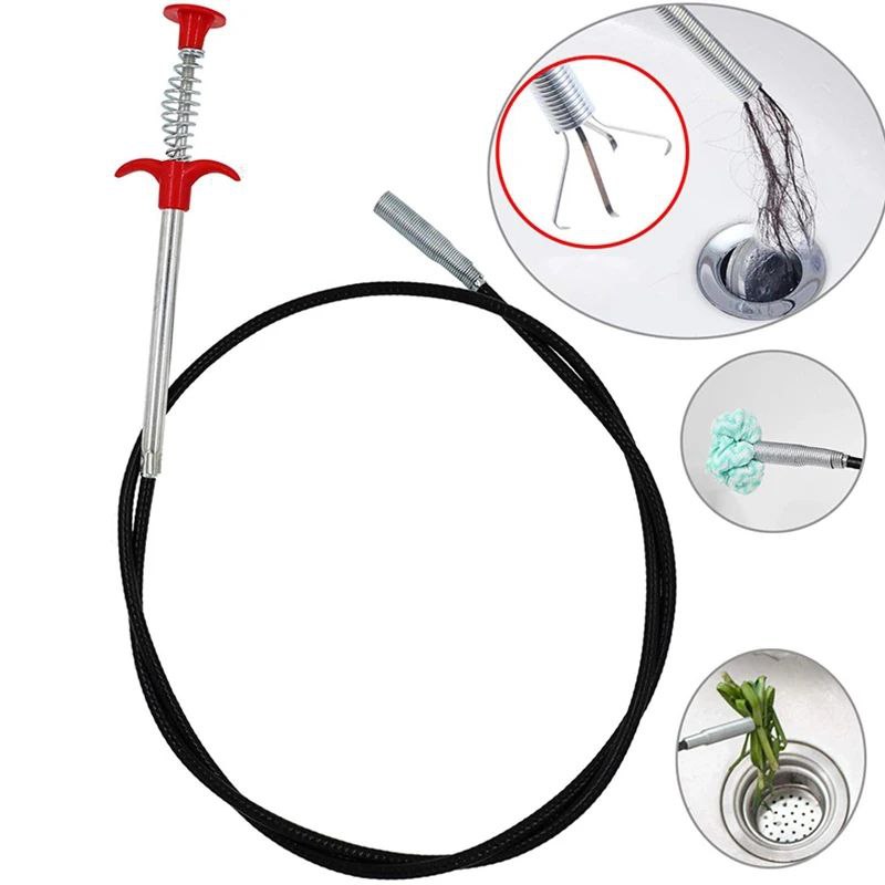 Spring Pipe Unblocker Sink Cleaner
