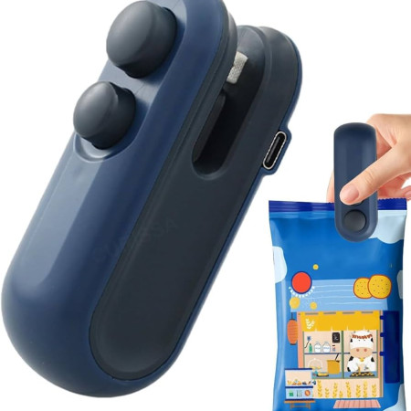 2-in-1 Heat Sealer with Cutter Portable Mini Sealing Machine