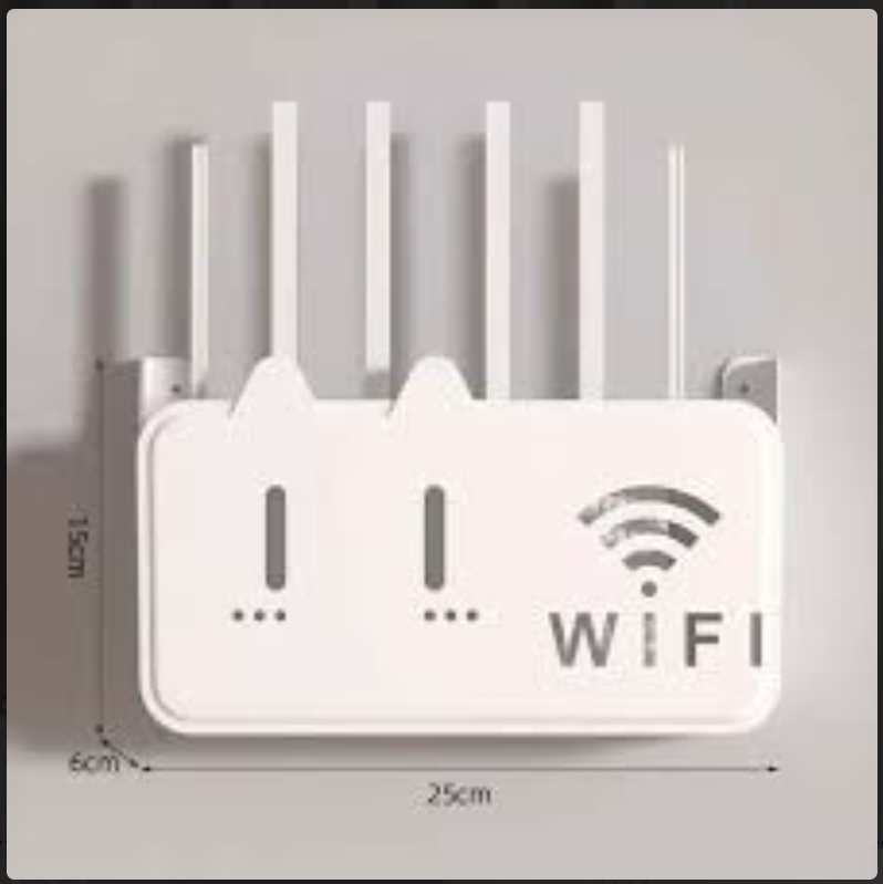 WiFi Router Storage Box Shelf Wall Mount