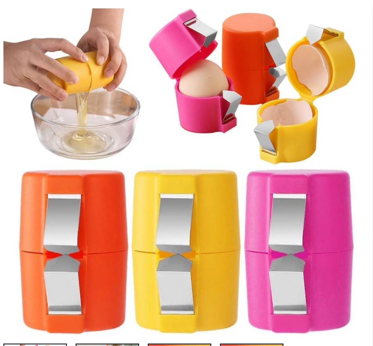 Egg Shell Opener- 1Pcs (ডিম ভাঙ্গার যন্ত্র-1Pcs)