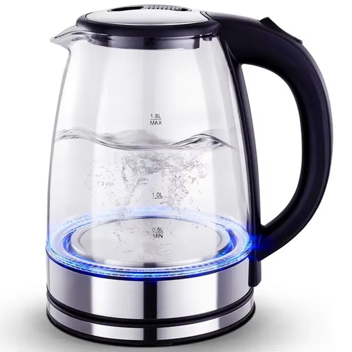 Glass Electric Kettle with LED Light